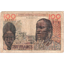 West African States, 100 Francs, 1961-03-20, VG(8-10)