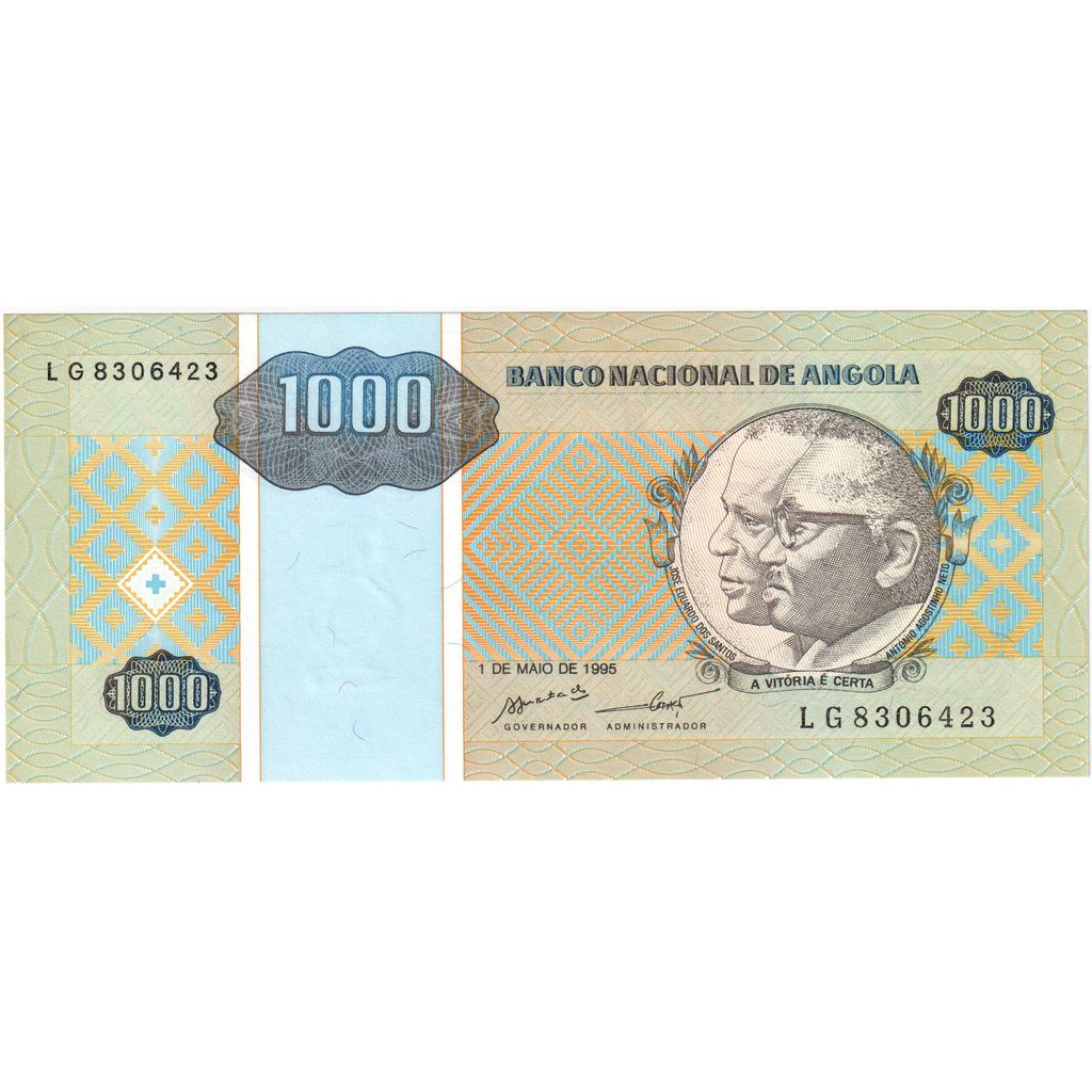 Angola, 1000 Kwanzas Reajustados, 1995-05-01, UNC(65-70)