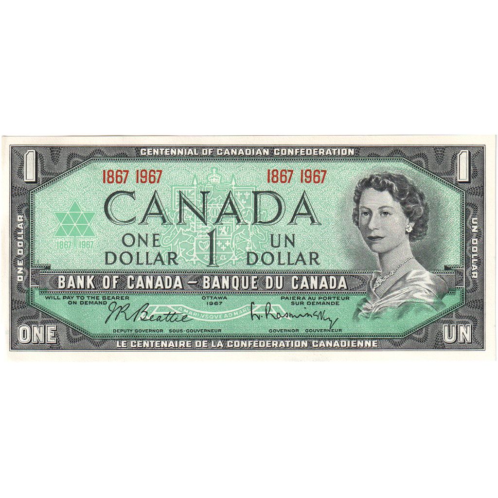 Canada, 1 Dollar, UNC(65-70)