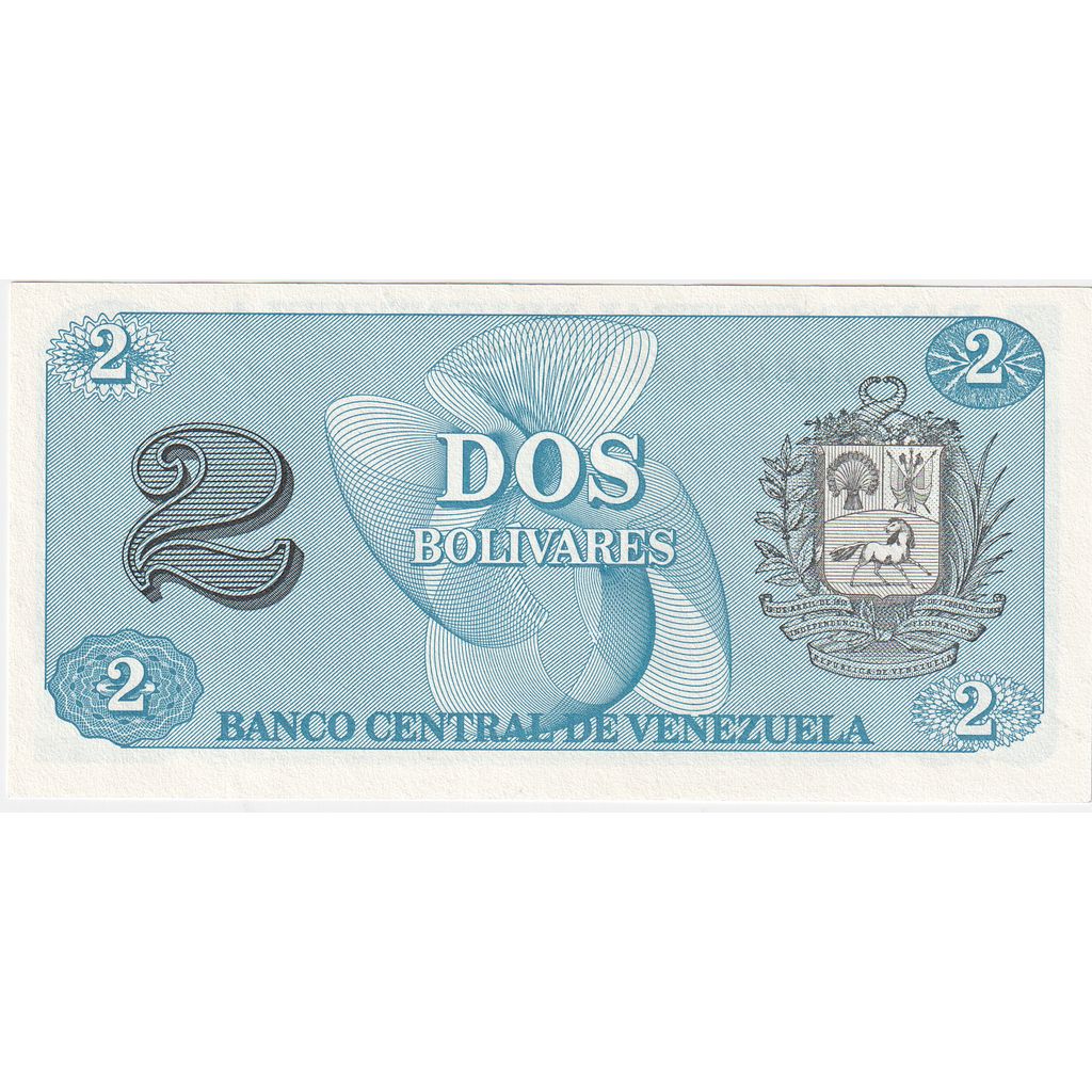 Venezuela, 2 Bolivares, VG(8-10)