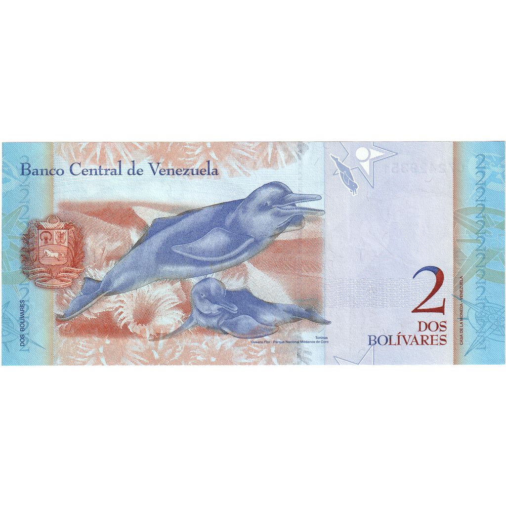 Venezuela, 2 Bolivares, 2007-03-20, UNC(65-70)