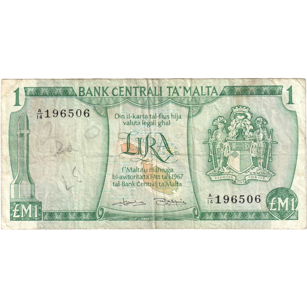 Malte, 1 Lira, TB