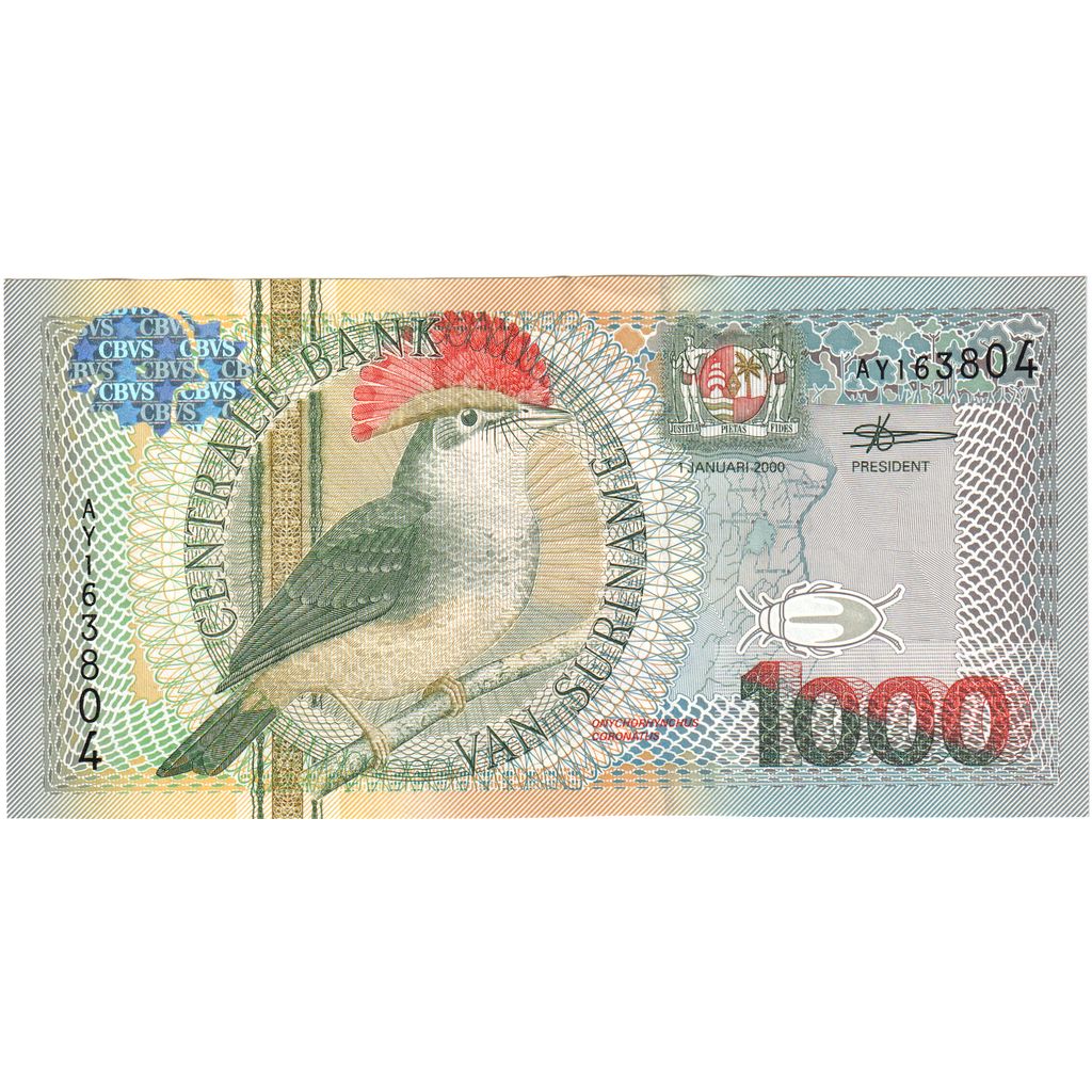 Suriname, 1000 Gulden, 2000-01-01, UNC(65-70)