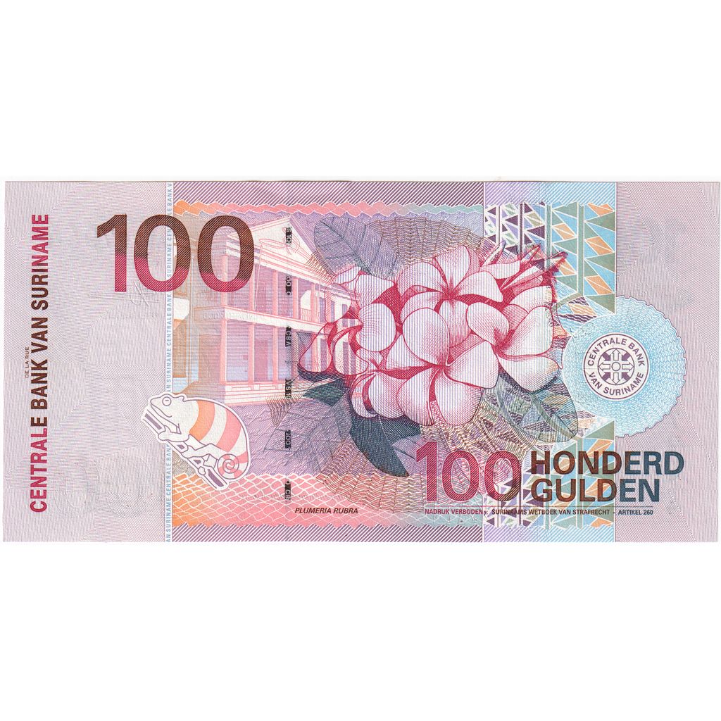 Suriname, 100 Gulden, 2000-01-01, UNC(65-70)