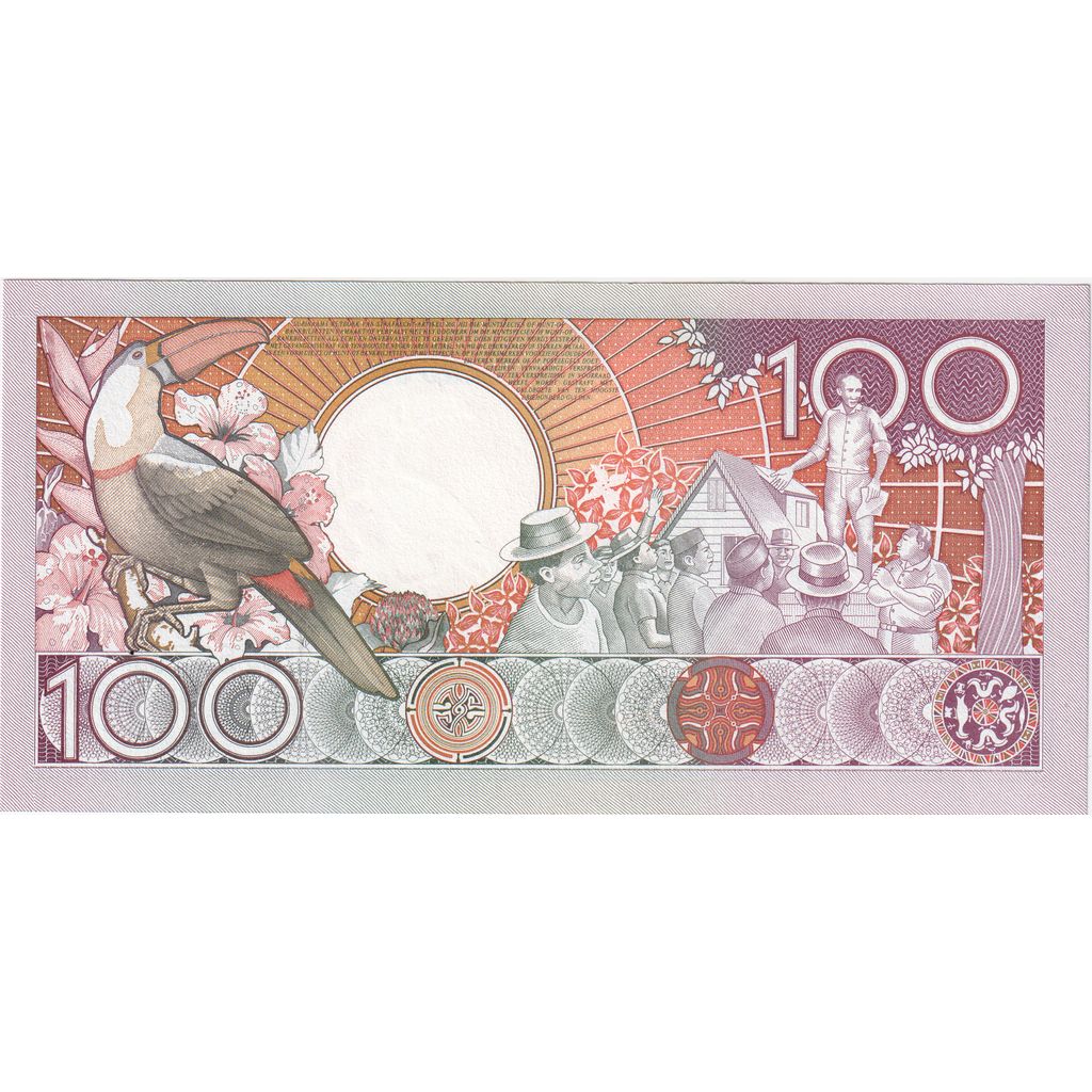 Surinam, 100 Gulden, 1988-01-09, UNC