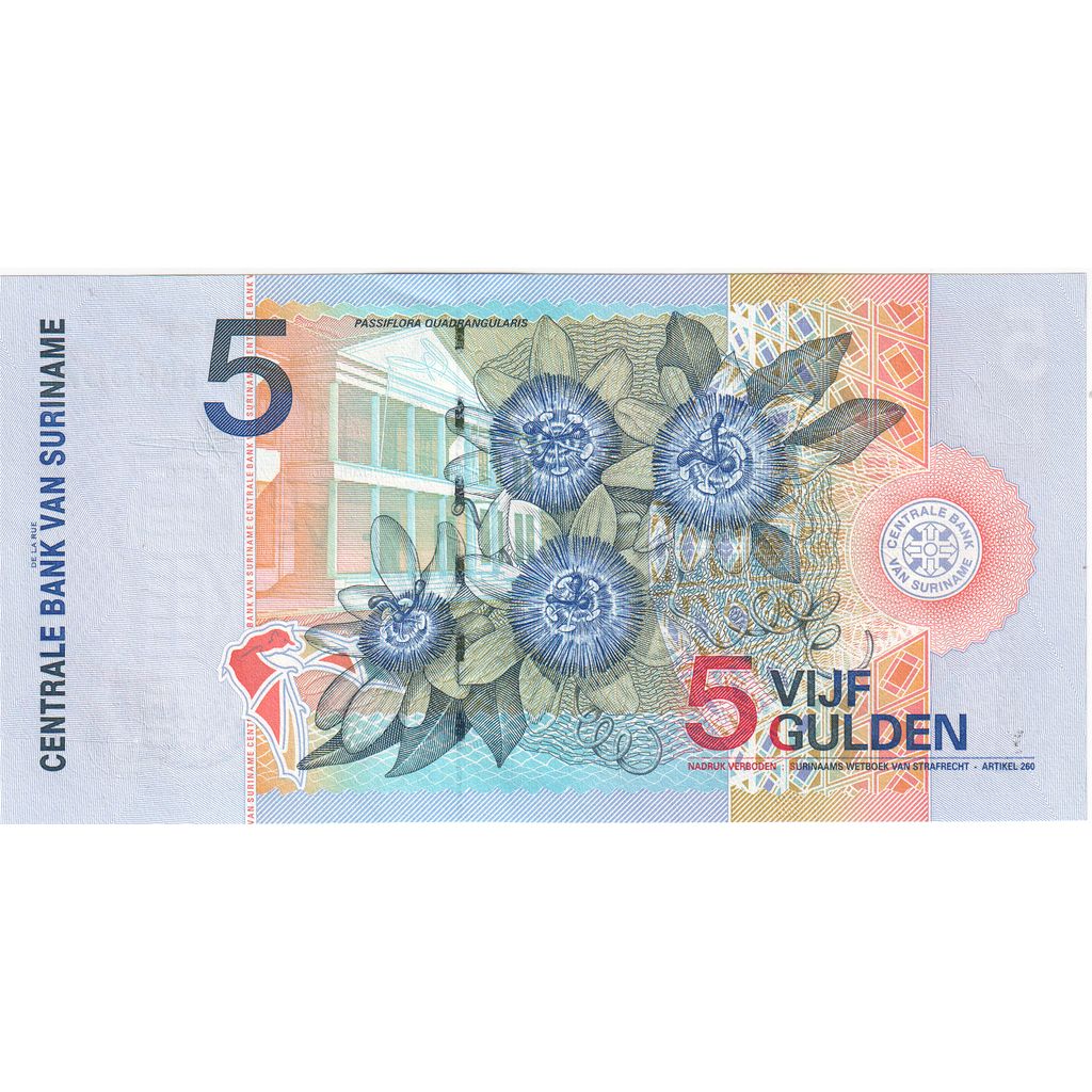 Suriname, 5 Gulden, UNZ