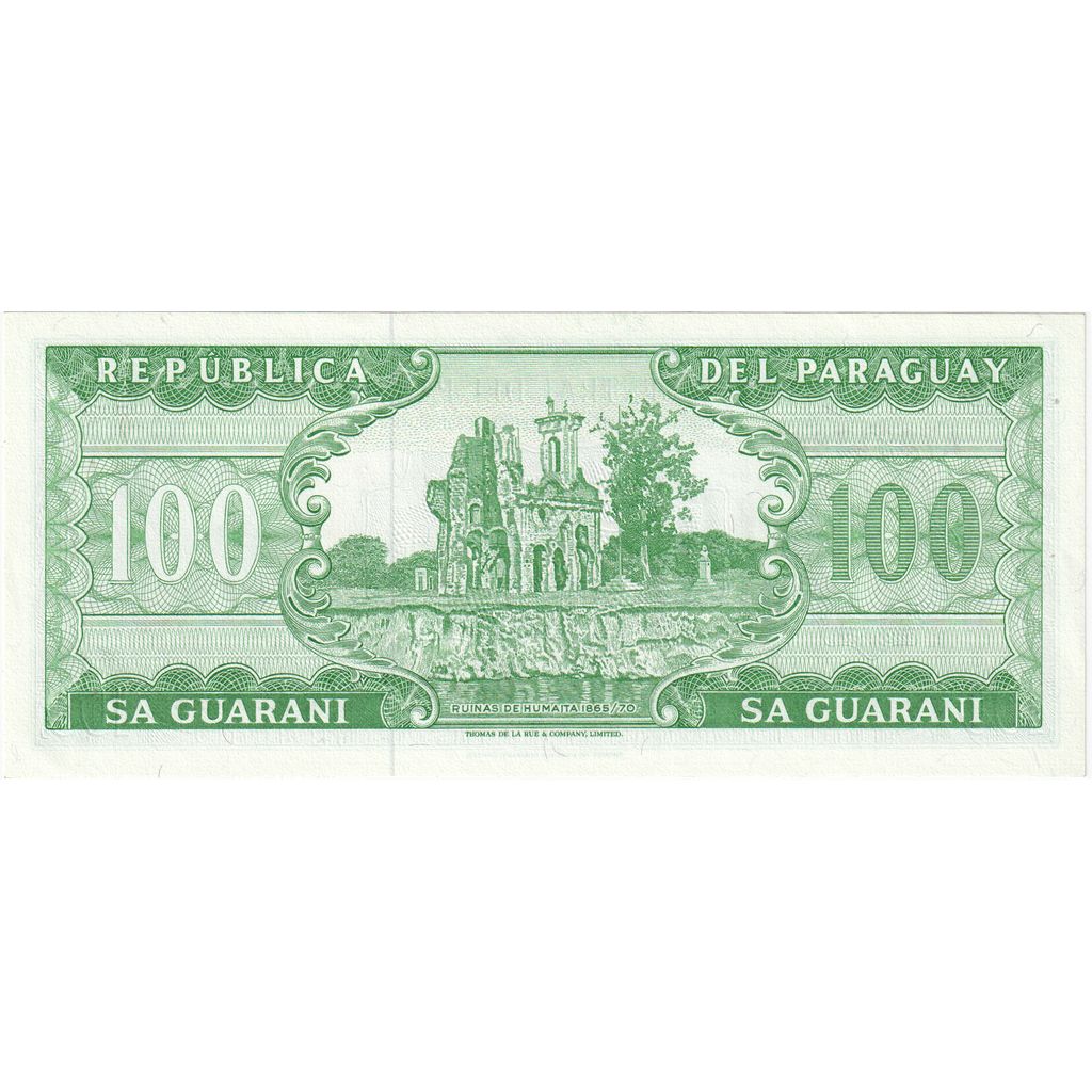 Paraguay, 100 Guaranies, NEUF