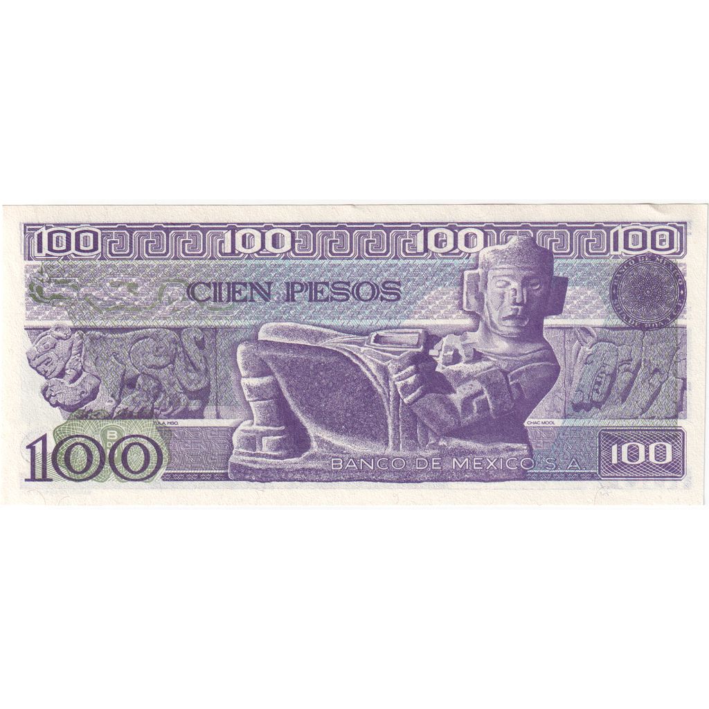 Mexico, 100 Pesos, 1982-03-25, VF(20-25)