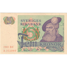 Suécia, 5 Kronor, UNC(65-70)