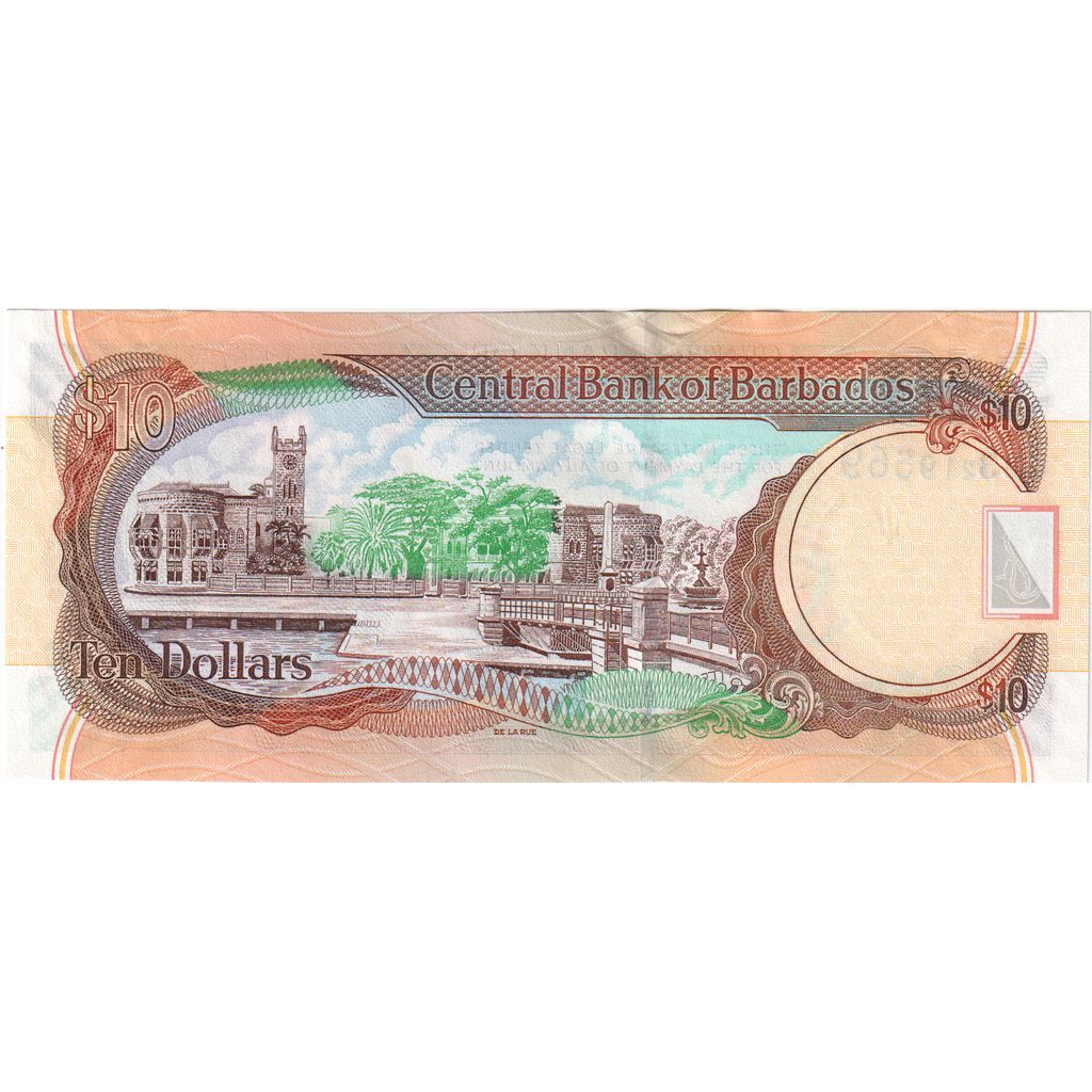 Barbados, 10 Dollars, 2007-05-01, UNC(65-70)