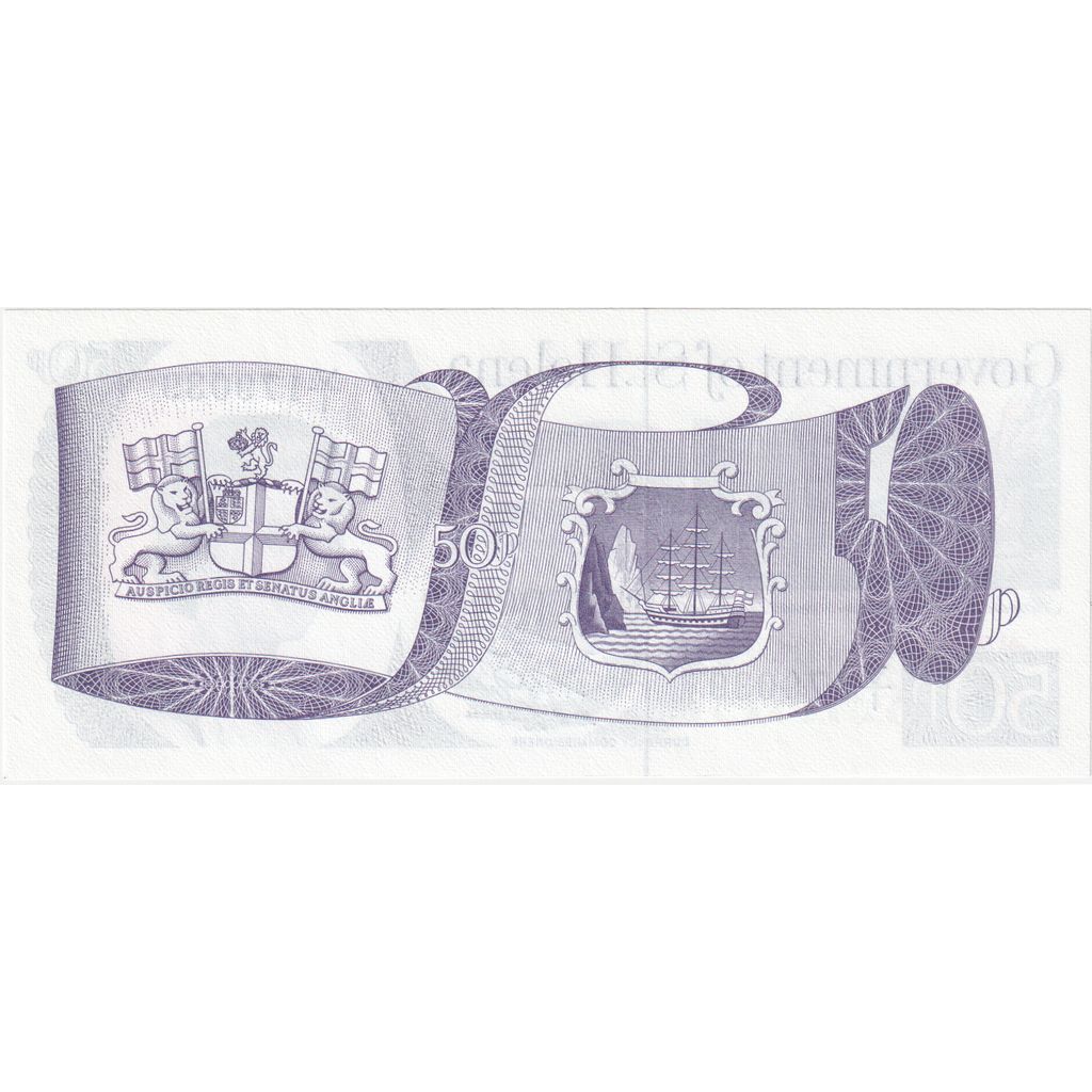 Saint Helena, 50 Pence, UNC(65-70)