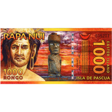 Chile, Tourist Banknote, 1000 RONGO ISLA DE PASCUA, UNC(65-70)