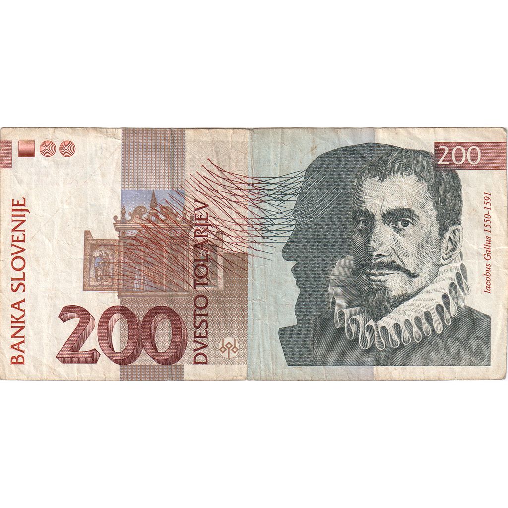 Słowenia, 200 Tolarjev, 1997-10-08, VF(20-25)