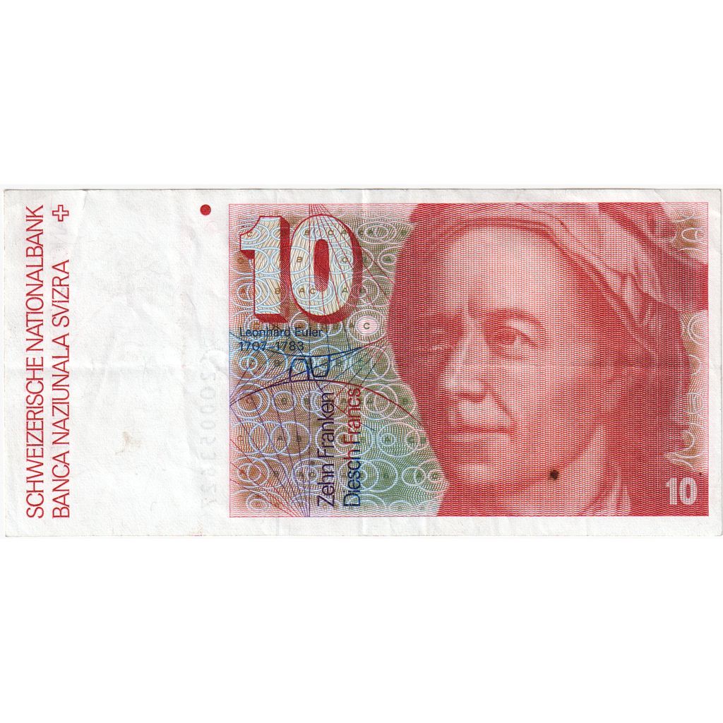Switzerland, 10 Franken, EF(40-45)
