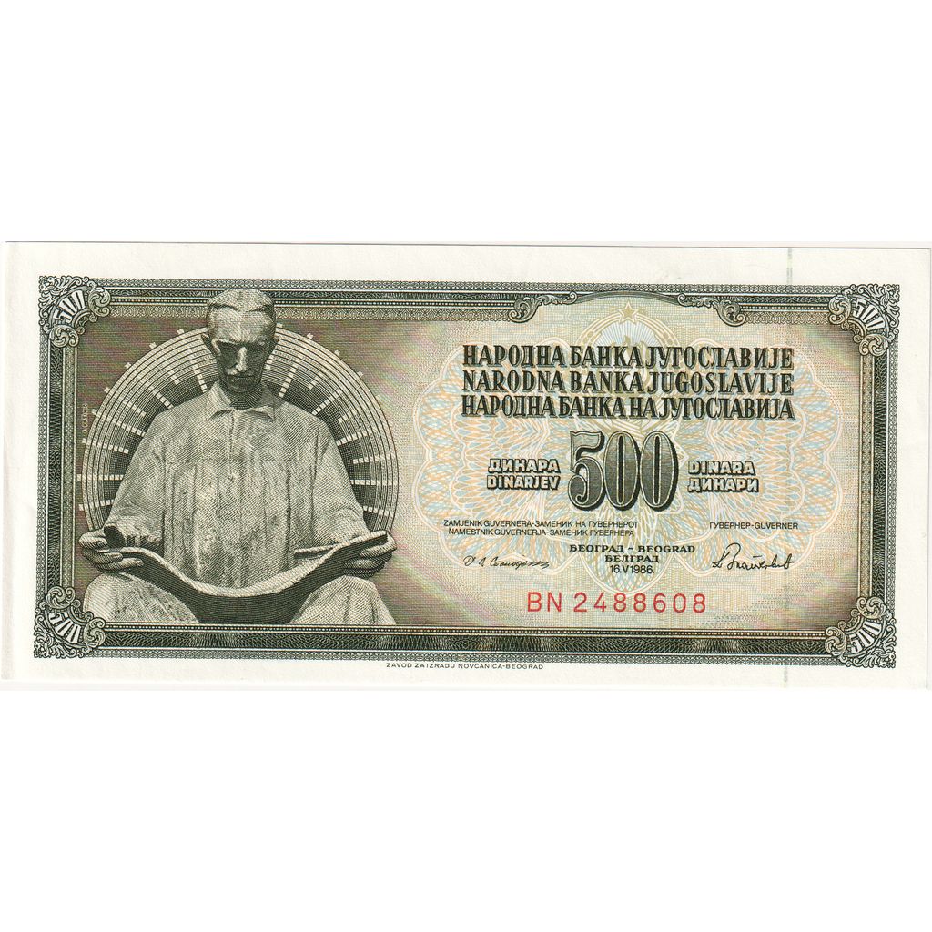 Jugoslawien, 500 Dinara, 1981-11-04, SS