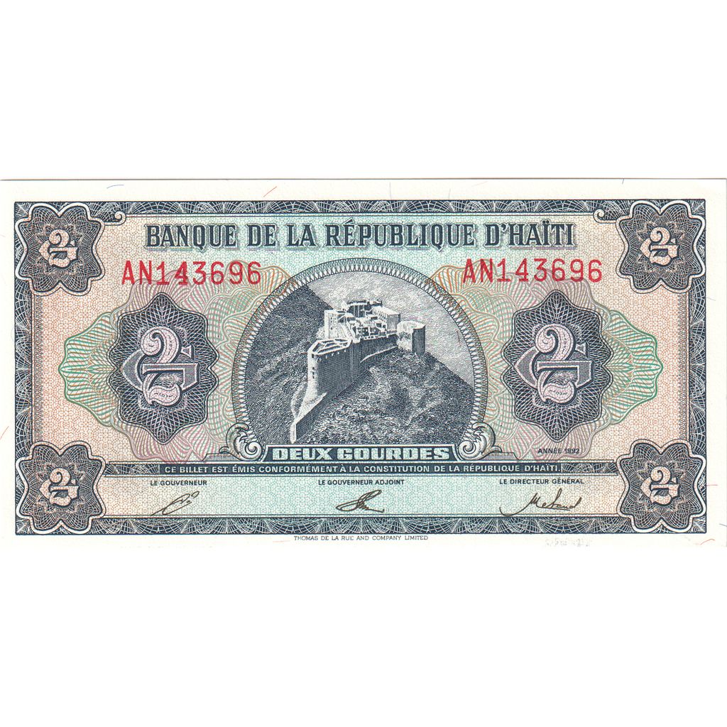 Haiti, 2 Gourdes, 1979, UNC(65-70)