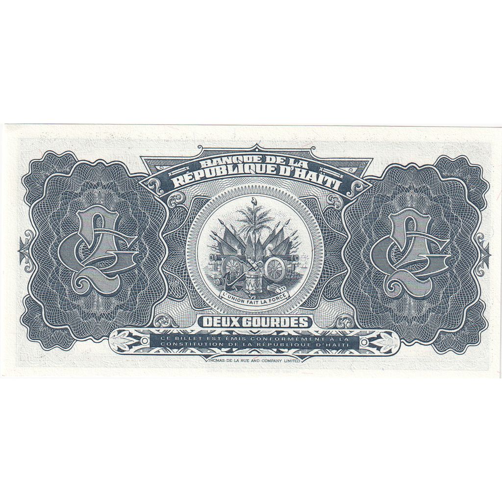 Haiti, 2 Gourdes, 1979, UNC(65-70)
