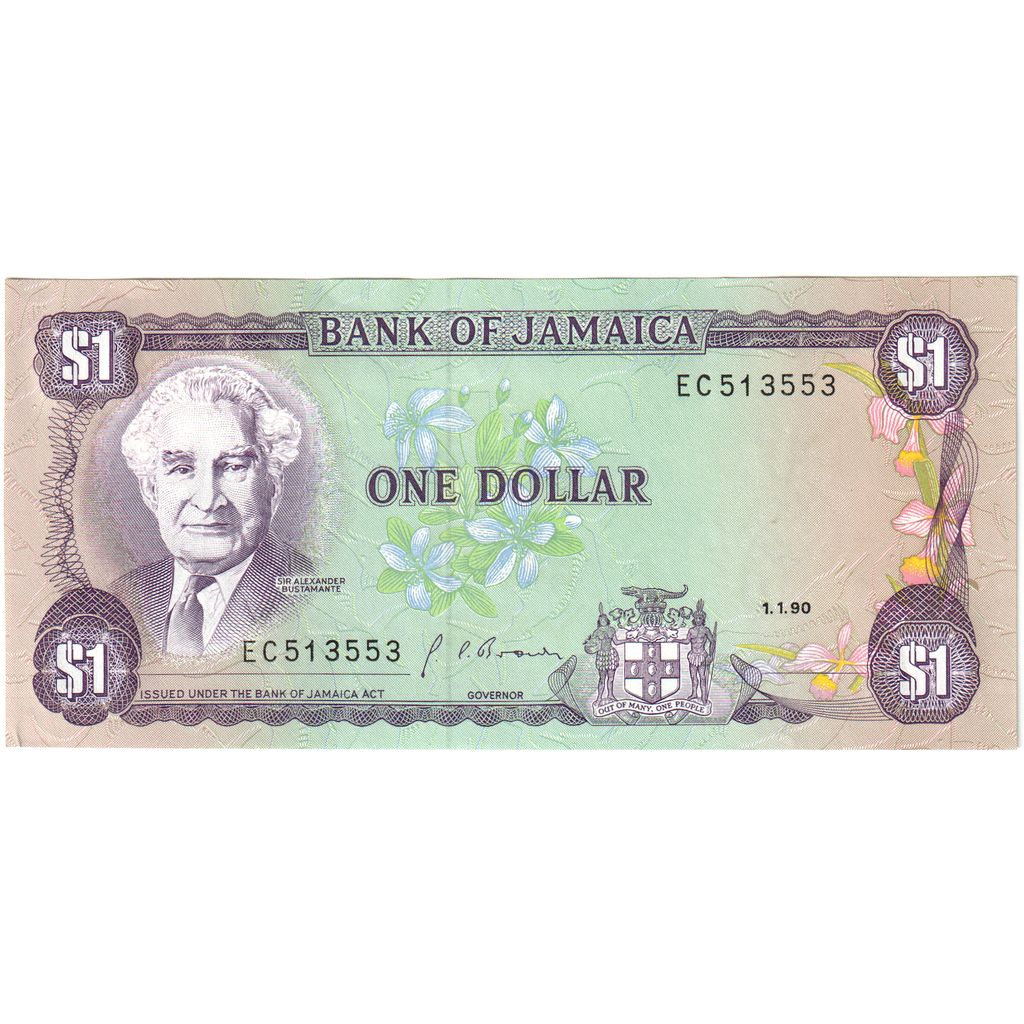 Jamaica, 1 Dollar, UNC(65-70)