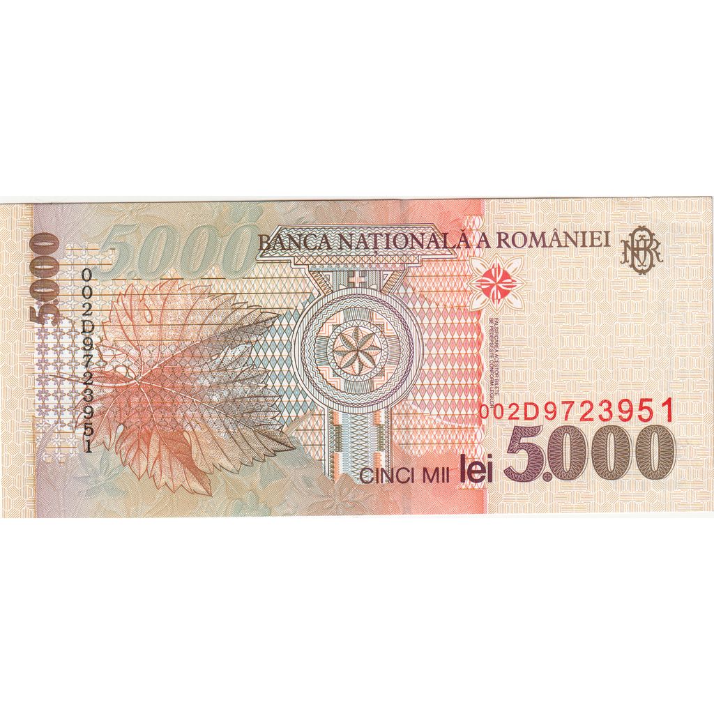 Romania, 5000 Lei, MB