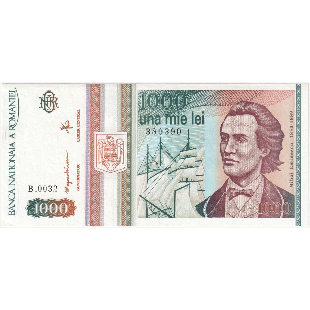 Romania, 1000 Lei, 1994-09, BB