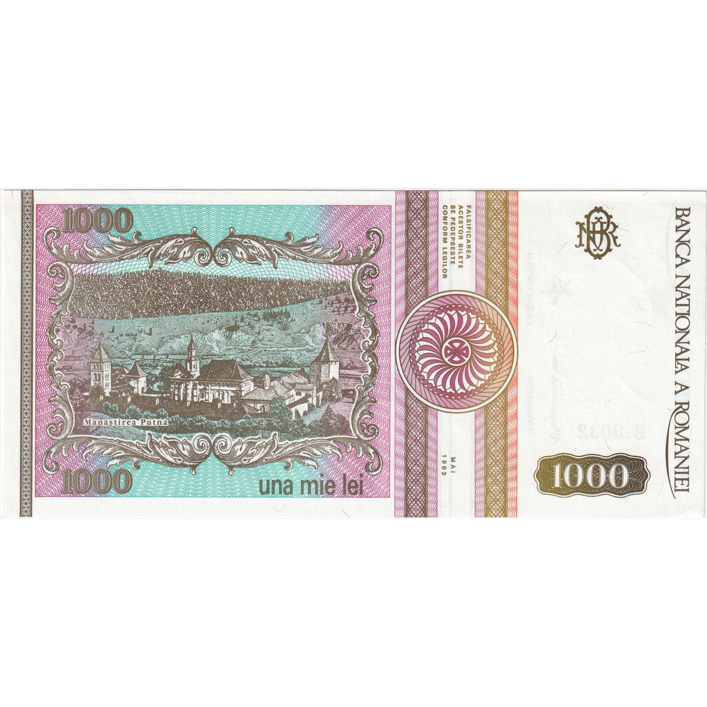 Romania, 1000 Lei, 1994-09, BB