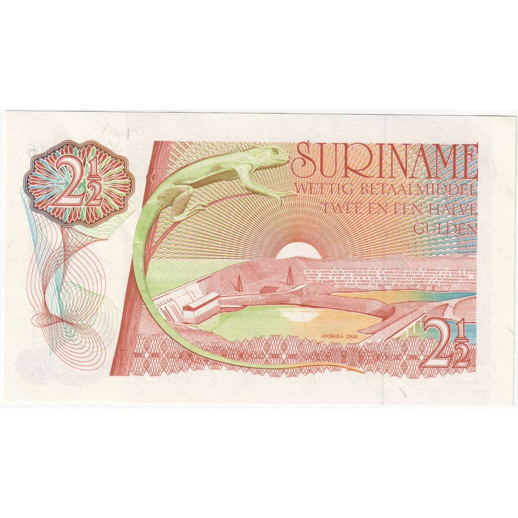 Suriname, 2 1/2 Gulden, 1985-11-01, UNC(65-70)