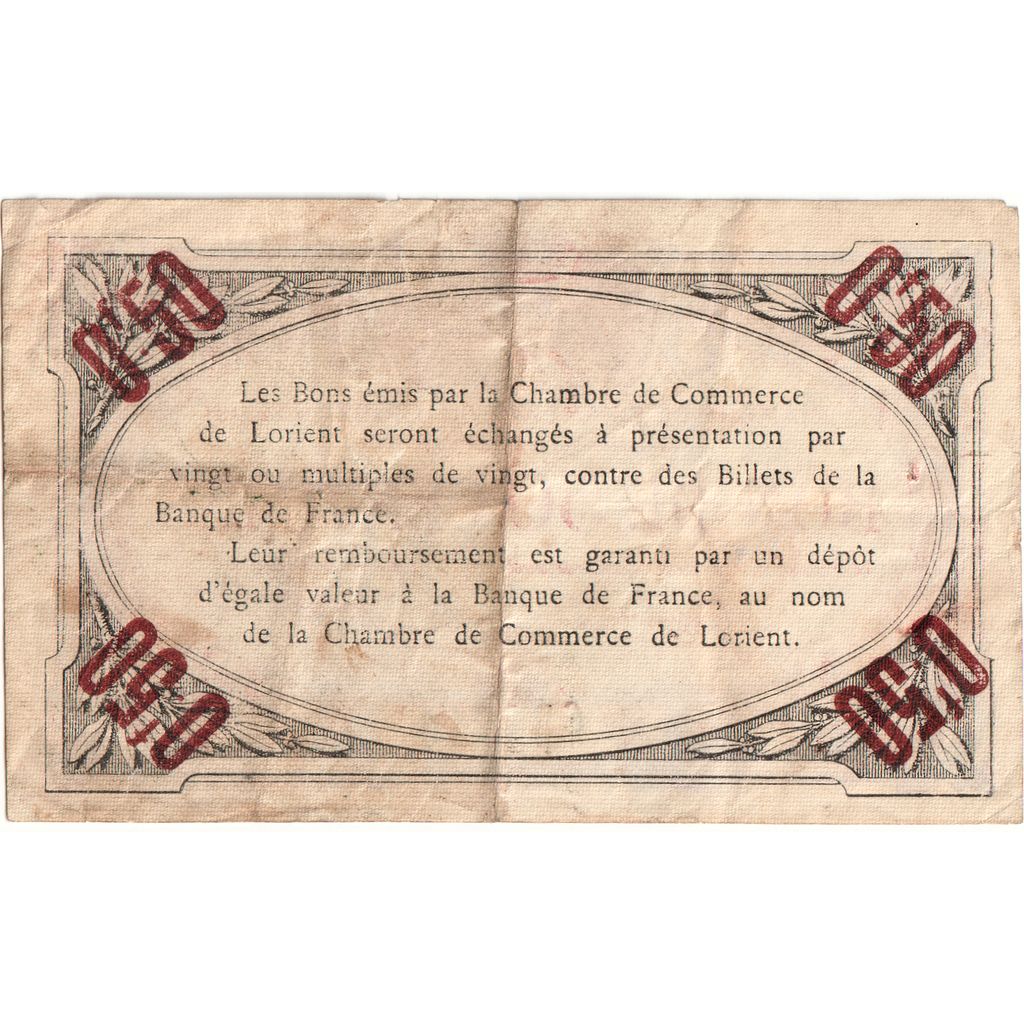 Francja, 50 Centimes, 1915-09-03, 634246, EF(40-45), Pirot:75-14