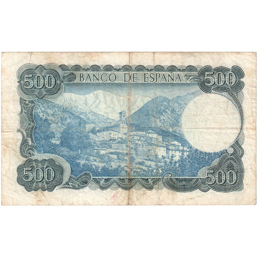 Spagna, 500 Pesetas, 1971-07-23, MB+