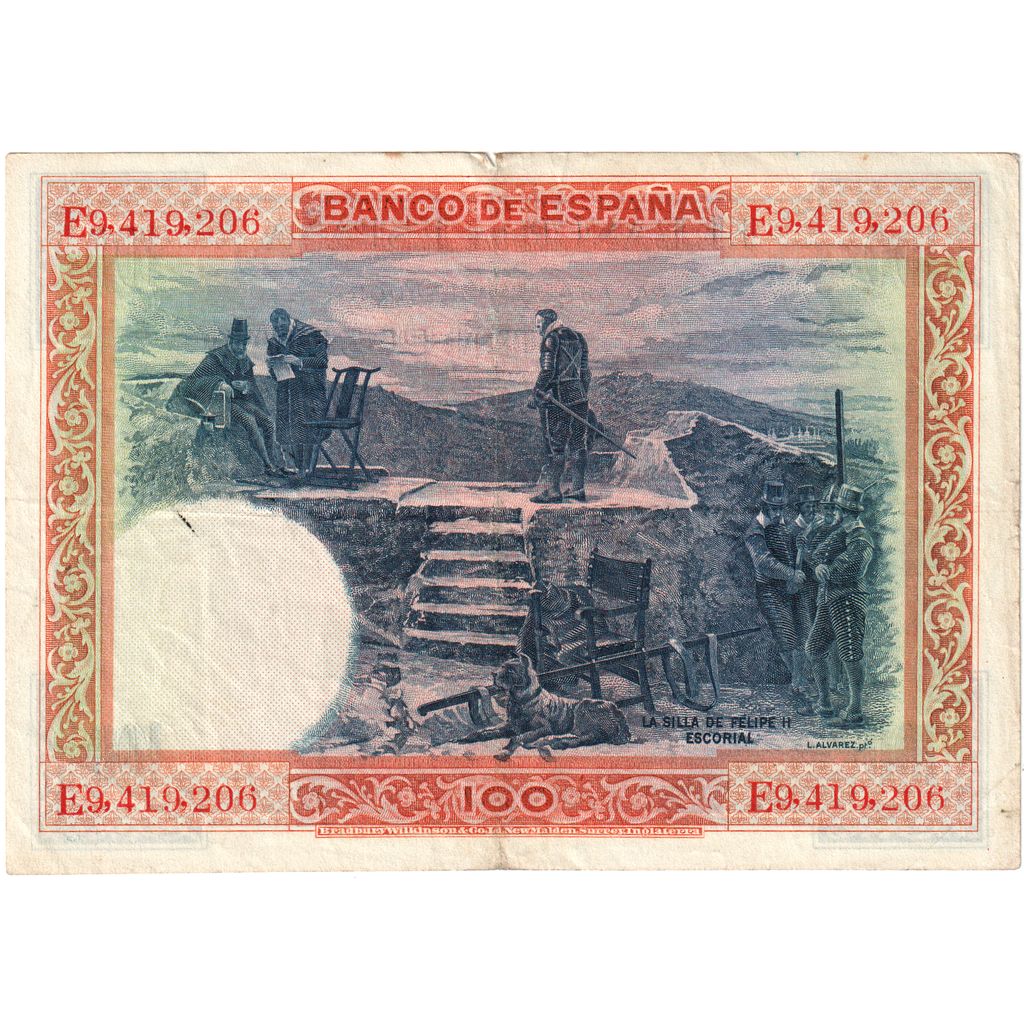 Spagna, 100 Pesetas, 1925-07-01, BB+