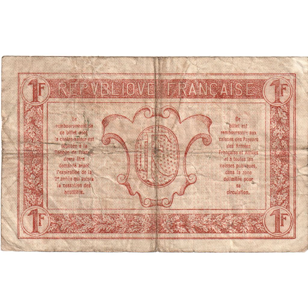 France, 1 Franc, 1917, A, VF(20-25)