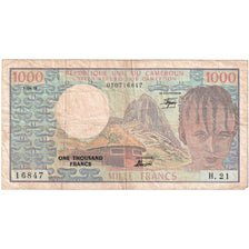 Camarões, 1000 Francs, VF(20-25)