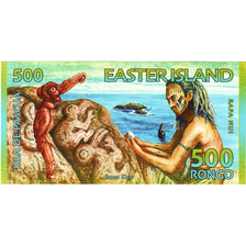 Chile, Tourist Banknote, 500 RONGO ISLA DE PASCUA, UNC(65-70)