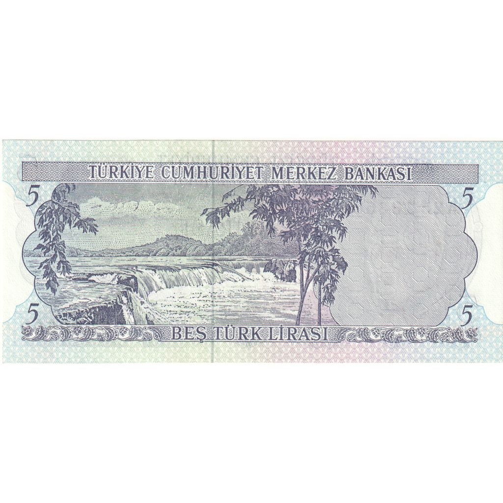 Turcja, 5 Lira, 1976, UNC(63)