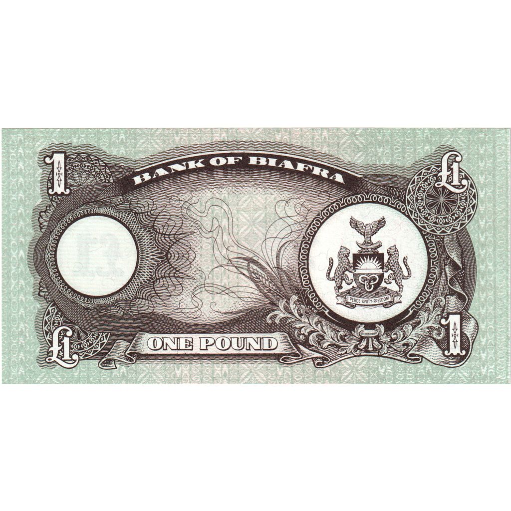 Biafra, 1 Pound, UNC(65-70)