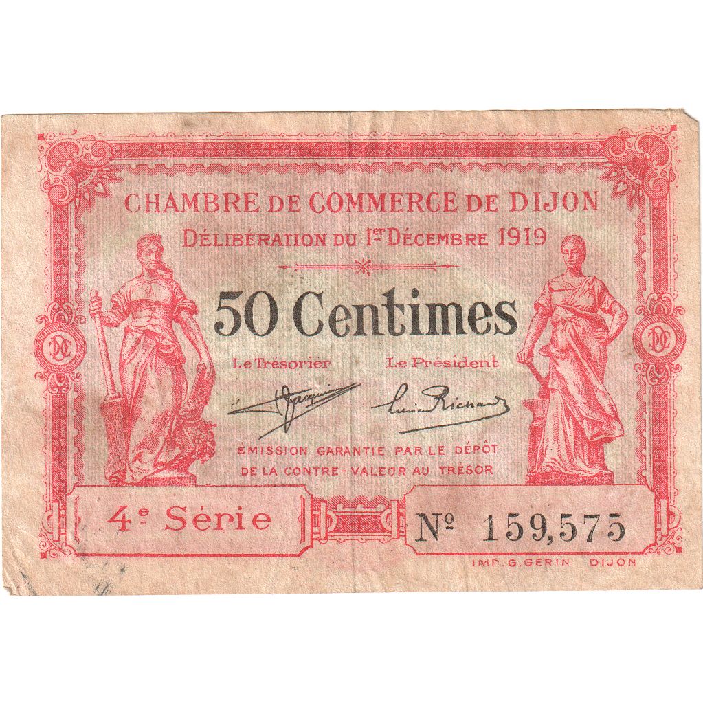 France, 50 Centimes, 1919-12-01, 496589, EF(40-45), Pirot:53-17