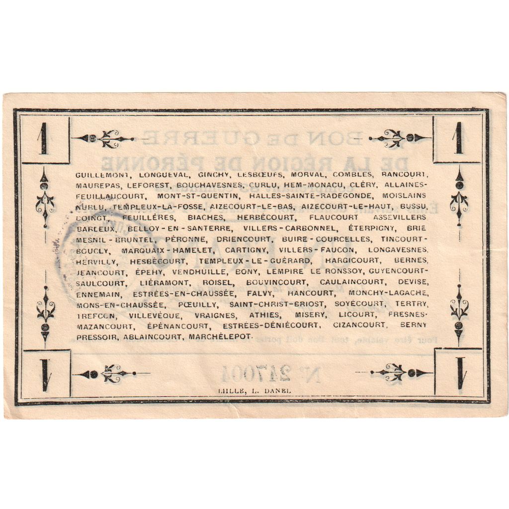 France, 1 Franc, 1915-09-02, 247004, UNC(63), Pirot:80-414