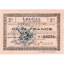France, Saint-Quentin, 2 Francs, 08-08-1916, 53235, EF(40-45), Pirot:02-2057