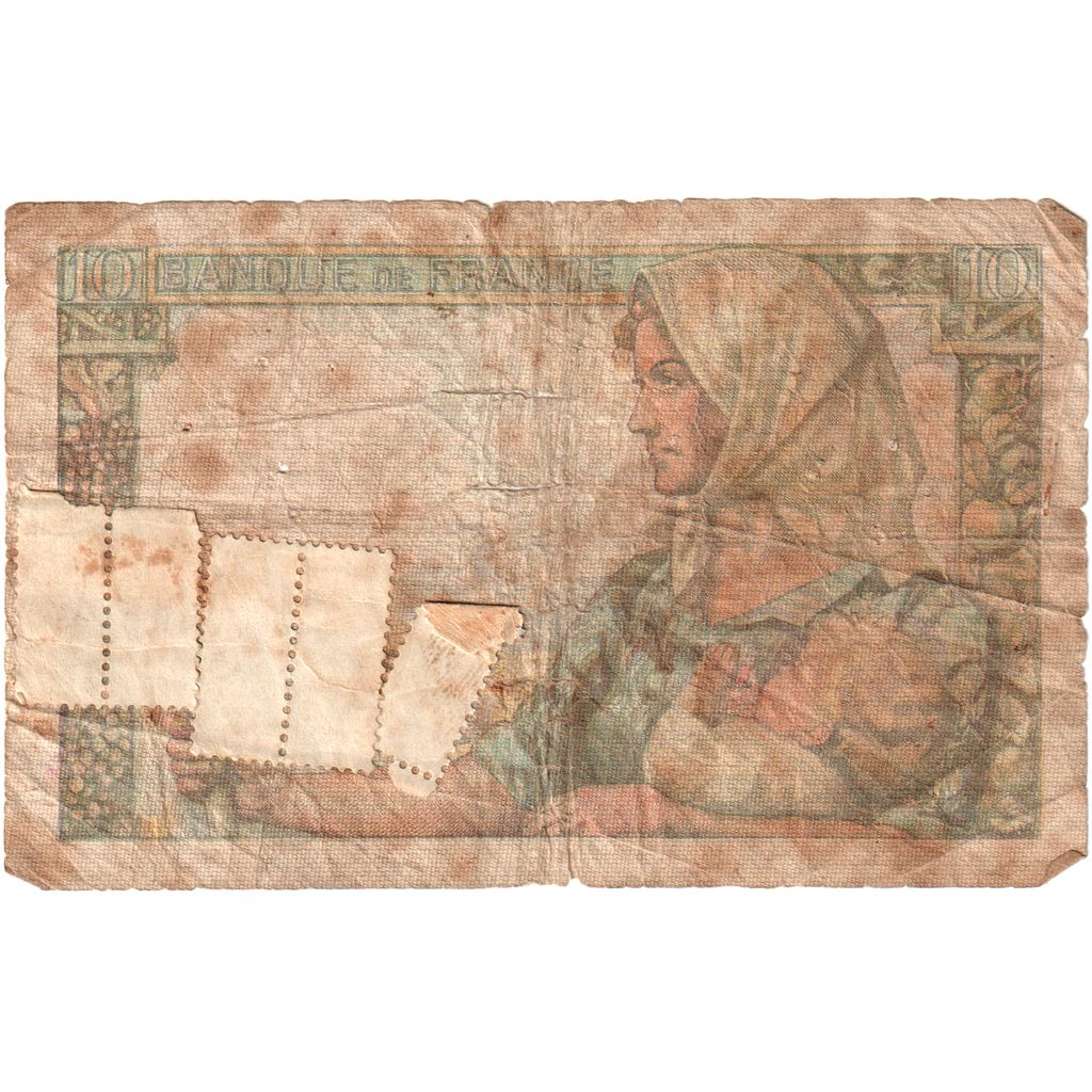 Francia, 10 Francs, 1947-10-30, H 147 44467, D