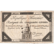 France, 250 Livres, 1793, Série 3694, B