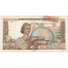 France, 10,000 Francs, Génie Français, 1951-08-16, W.8306, VF(20-25)