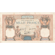 Francja, 1000 Francs, Cérès et Mercure, 1931-03-19, W.4532, VF(20-25)