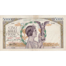 France, 5000 Francs, 1939-01-19, N.840, VF(30-35)