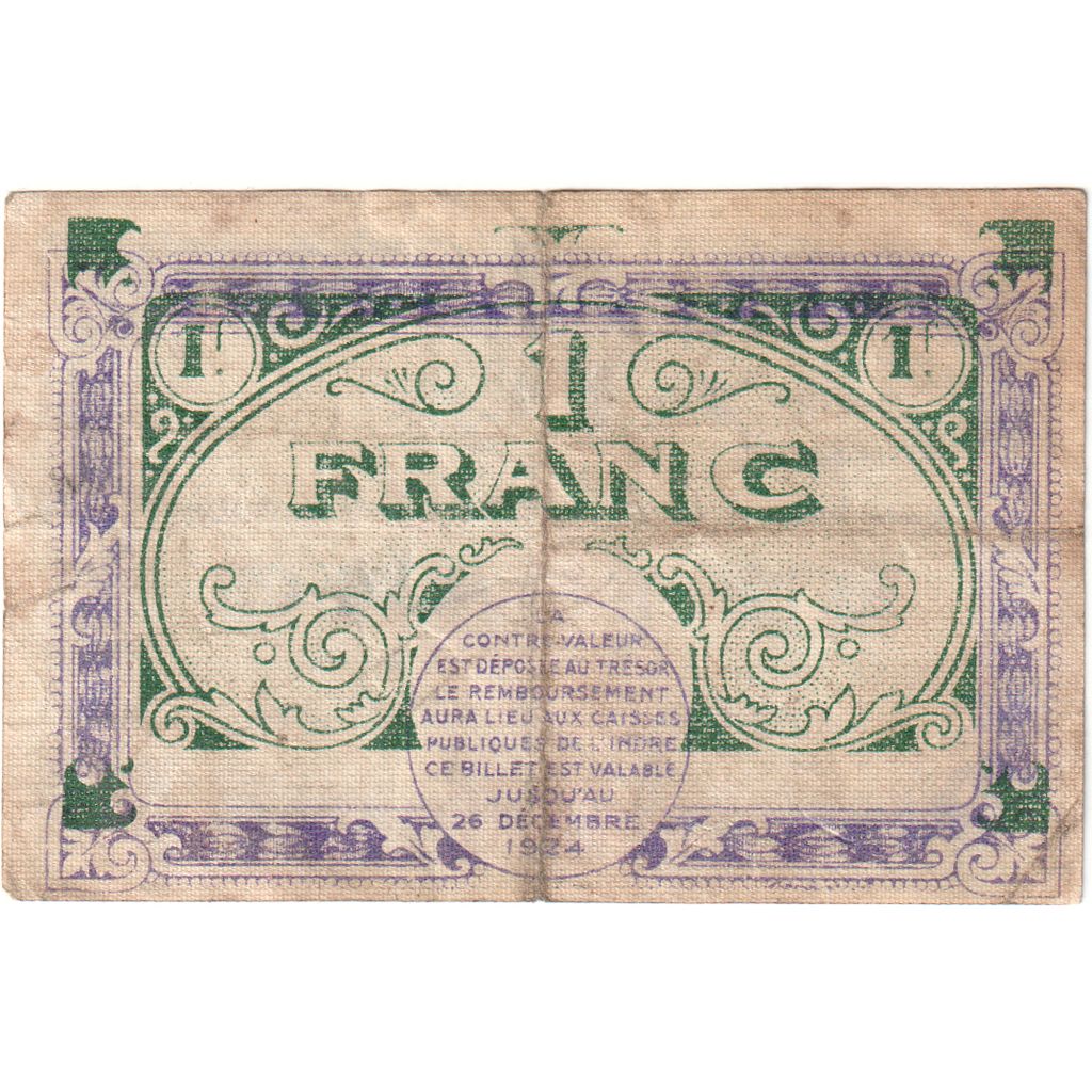 França, 1 Franc, 1919-12-26, 69705, UNC(63), Pirot:46-21