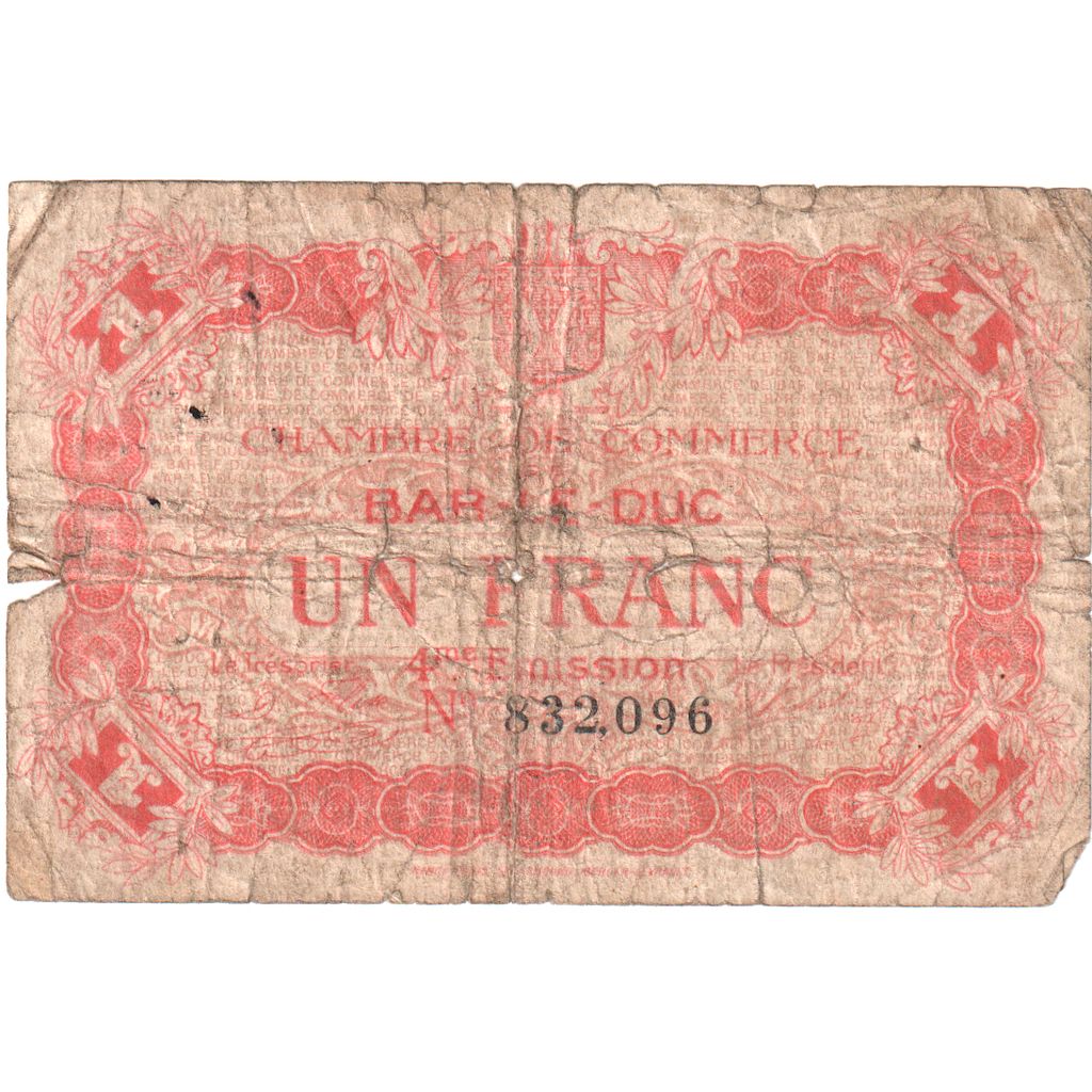 Francia, 1 Franc, 832,096, BC+, Pirot:19-15