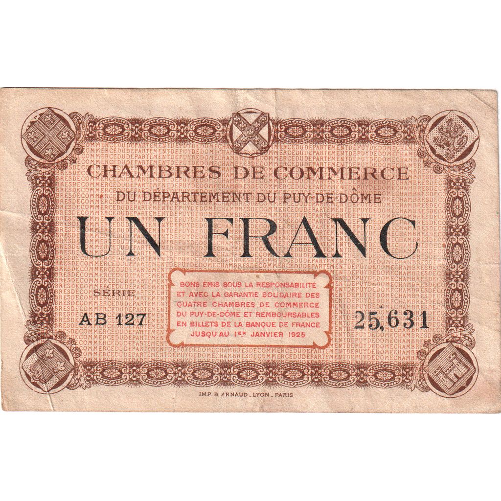France, 1 Franc, AB 127 25,631, SUP, Pirot:103-24