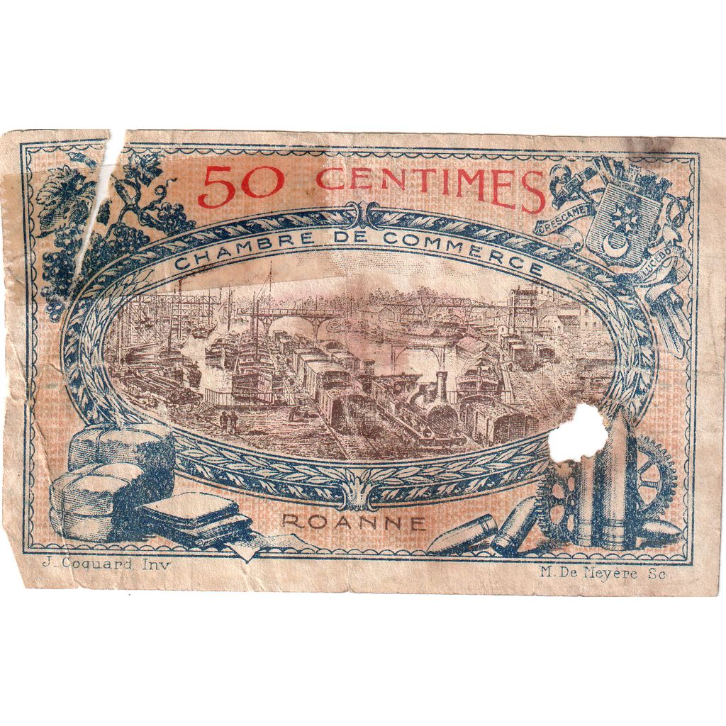 Francia, 50 Centimes, 1917-7-18, 15,761, D, Pirot:103-24