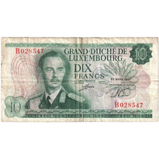 Luxembourg, 10 Francs, 1967-03-20, VF(20-25)