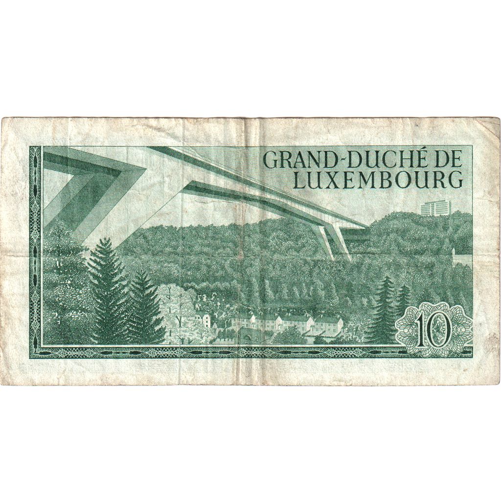 Luxembourg, 10 Francs, 1967-03-20, VF(20-25)