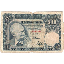 Spain, 500 Pesetas, 1951-11-15, VG(8-10)