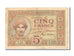 Banknot, Madagascar, 5 Francs, VF(30-35)